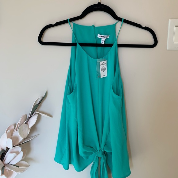 NWT Express high neck tie front tank - Picture 2 of 3